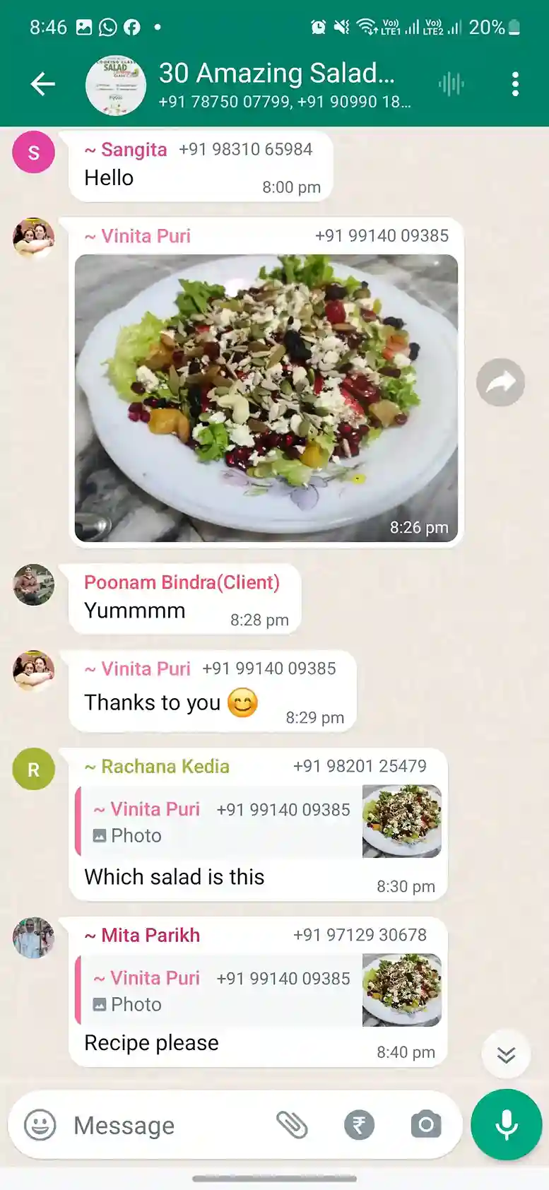 Review for the 30 Amazing Salad Dressings Class 6